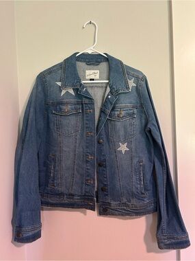 Star Embellished Denim Jacket